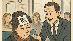 Witz: Bratwürstchen vergessen? Zettel an der Mütze